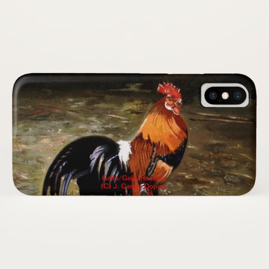 Gallo/Galo/Rooster Case-Mate iPhone Case (Achterkant (horizontaal))
