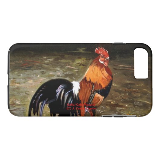 Gallo/Galo/Rooster Case-Mate iPhone Case (Achterkant (Horizontaal))