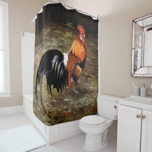 Gallo/Galo/Rooster Douchegordijn (In situ)