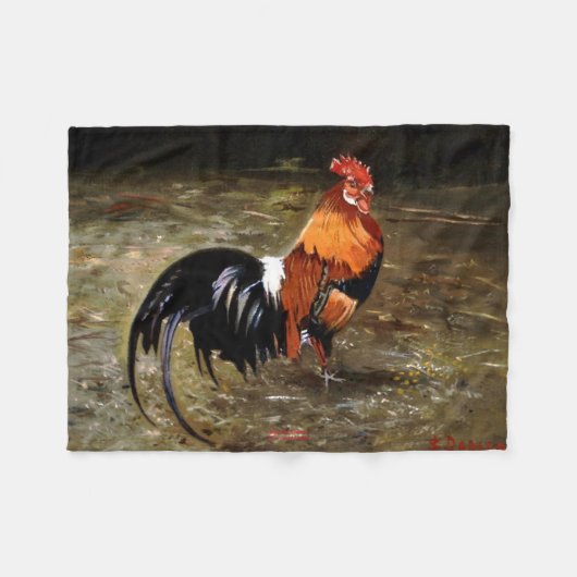 Gallo/Galo/Rooster Fleece Deken (Voorkant (Horizontaal))