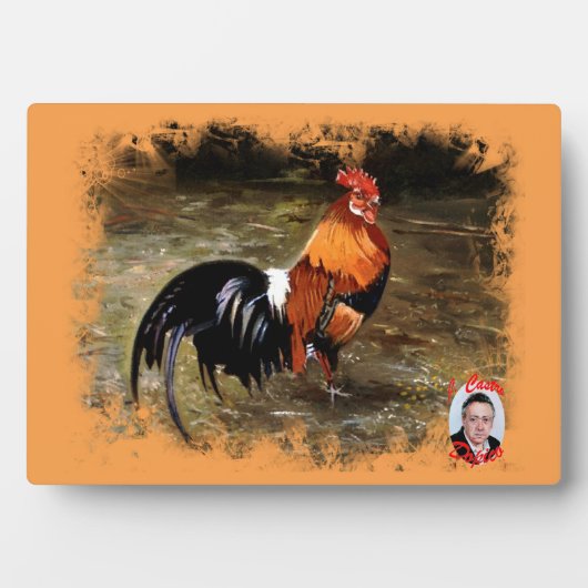 Gallo/Galo/Rooster Fotoplaat (voorkant)