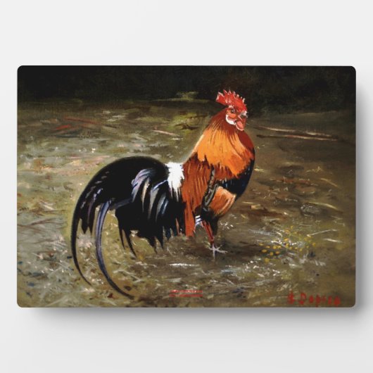 Gallo/Galo/Rooster Fotoplaat (voorkant)