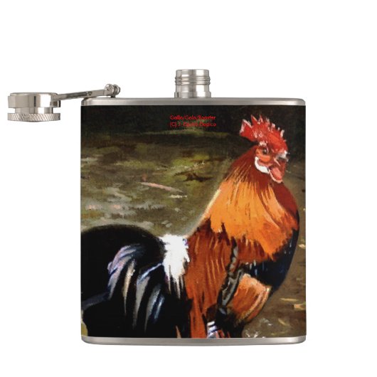 Gallo/Galo/Rooster Heupfles (Geopend)