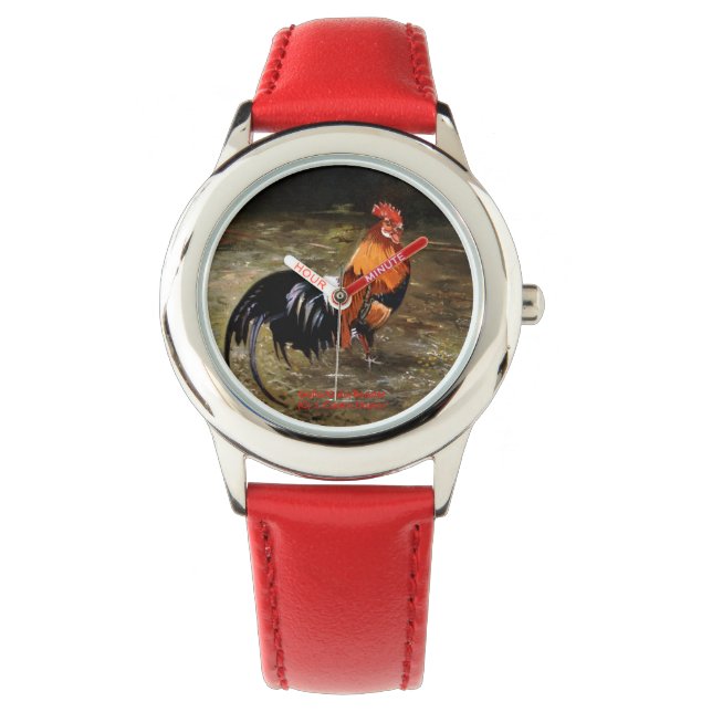 Gallo/Galo/Rooster Horloge (Voorkant)