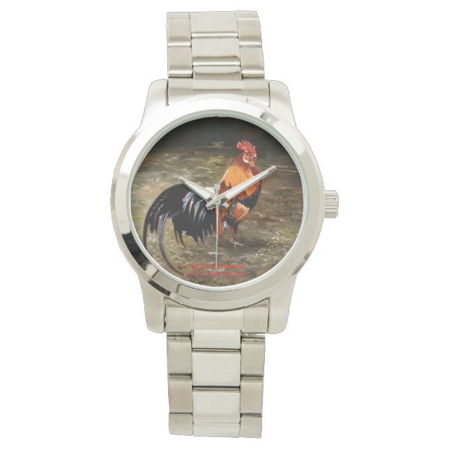 Gallo/Galo/Rooster Horloge (Voorkant)