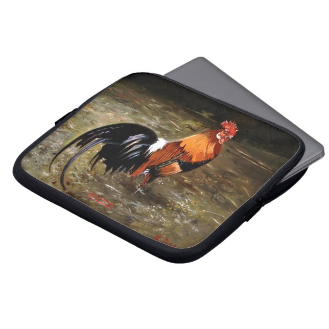 Gallo/Galo/Rooster Laptop Sleeve (Voorkant top)