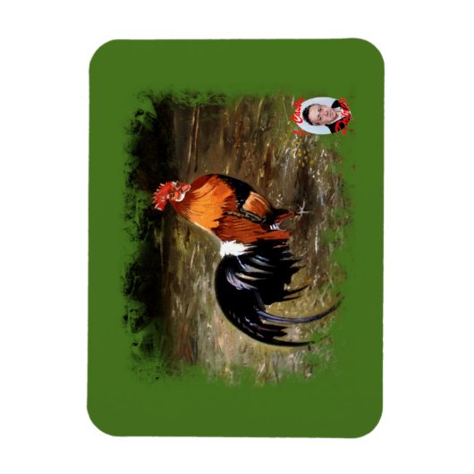 Gallo/Galo/Rooster Magneet (Verticaal)