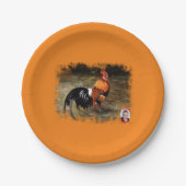 Gallo/Galo/Rooster Papieren Bordje (Voorkant)