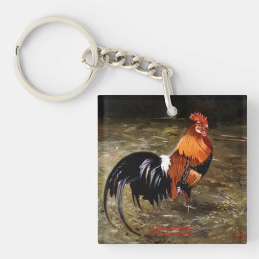 Gallo/Galo/Rooster Sleutelhanger (voorkant)