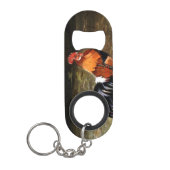 Gallo/Galo/Rooster Sleutelhanger Flessenopener (Voorkant)