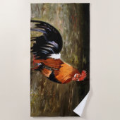 Gallo/Galo/Rooster Strandlaken (Voorkant)