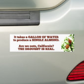 Gallon of Water California, Droge Bumpersticker (Op auto)