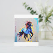 gallop briefkaart (Staand voorkant)