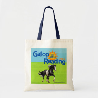 Gallop in de Canvas tas voor zomerlezen