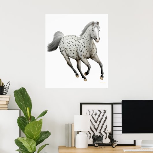 Gallopard Appaloosa Horse Print (Thuiskantoor)