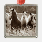 ***GALLOPENDE GROEP HOREN** CHRISTMAS ORNAMENT (Voorkant)