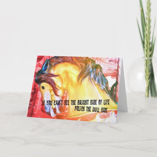 GALLOPER-Wenskaart Bedankkaart (Voorkant)