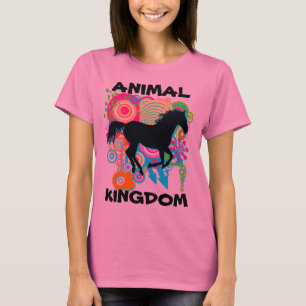 Galloping Animal Kingdom horse silhouette WINNING T-shirt