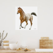 Galloping Appaloosa Horse Print (Keuken)