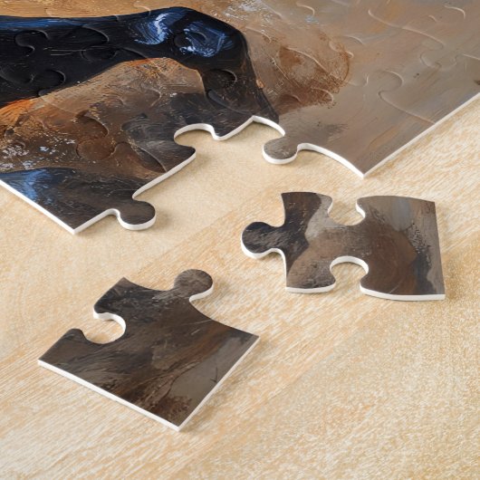 Galloping Arabian Horse Legpuzzel (Zijkant)