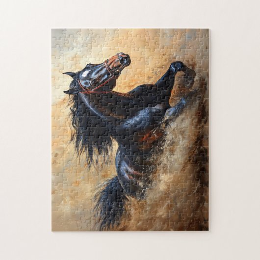 Galloping Arabian Horse Legpuzzel (Verticaal)