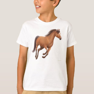 Galloping Bay Horse Kinder Sweatshirt