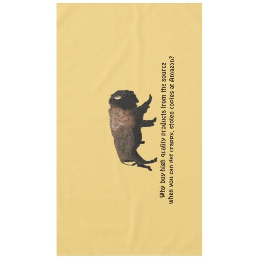 Galloping Bison - Beware Tafelkleed (Voorkant)