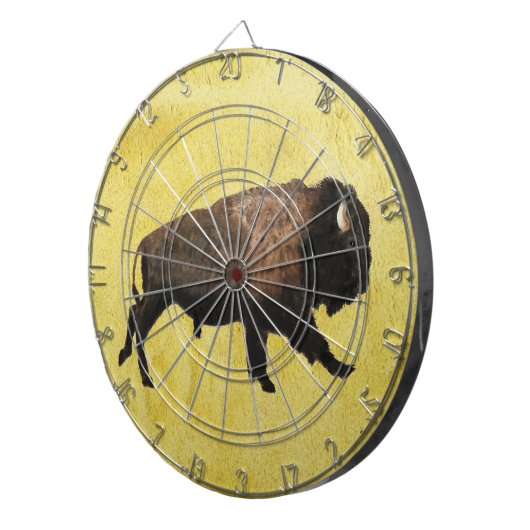 Galloping Bison Dartbord (Voorkant Rechts)