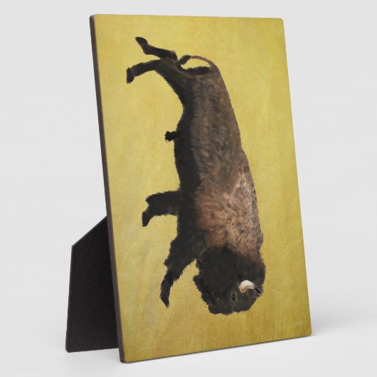 Galloping Bison Fotoplaat (Zijkant)