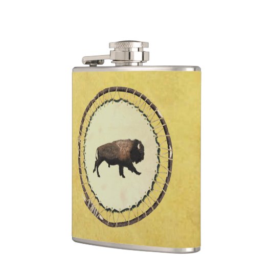 Galloping Bison Heupfles (Links)