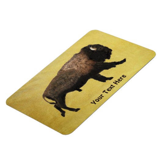 Galloping Bison Magneet (Linkerzijde)