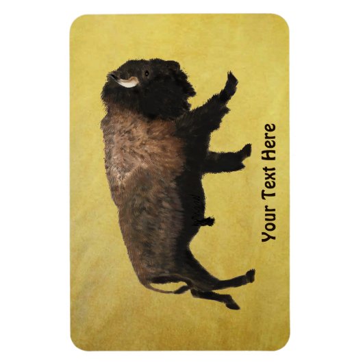 Galloping Bison Magneet (Verticaal)