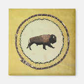Galloping Bison Magneet (Voorkant)
