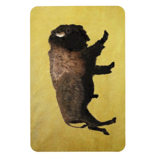 Galloping Bison Magneet (Verticaal)