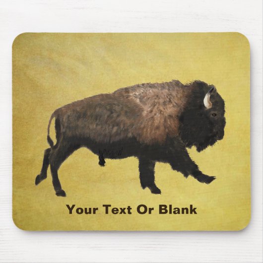 Galloping Bison Muismat (Voorkant)