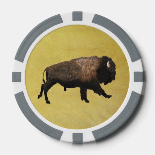 Galloping Bison Pokerchips (Voorkant)