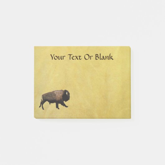 Galloping Bison Post-it® Notes (Voorkant)