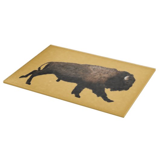 Galloping Bison Snijplank (Hoek)
