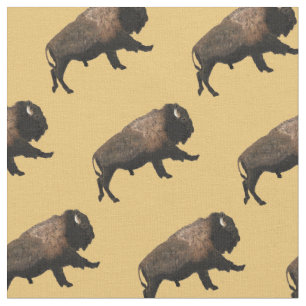 Galloping Bison Stof