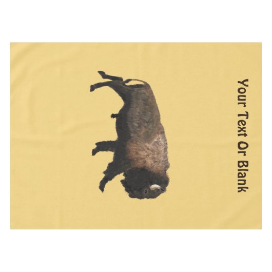 Galloping Bison Tafelkleed (Voorkant (Horizontaal))