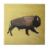 Galloping Bison Tegeltje (Voorkant)