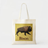 Galloping Bison Tote Bag (Voorkant)