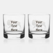 Galloping Bison Whisky Glas (Achterkant)