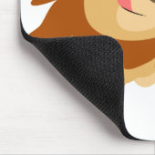 Galloping Cartoon Lion mousepad Muismat (Hoek)