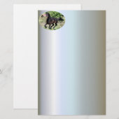 Galloping Chestnut Horse Briefpapier (Voorkant / Achterkant)