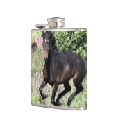 Galloping Chestnut Horse Heupfles (Links)