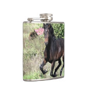 Galloping Chestnut Horse Heupfles (Rechts)