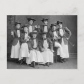 Galloping Gaily Chorus, begin jaren 1900 Briefkaart (Voorkant)