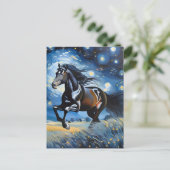 Galloping Horse Briefkaart (Staand voorkant)