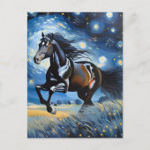 Galloping Horse Briefkaart (Voorkant)